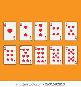 Playing card poker icon vector logo template illustration