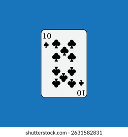 Playing card poker icon vector logo template illustration