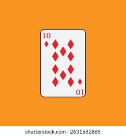 Playing card poker icon vector logo template illustration