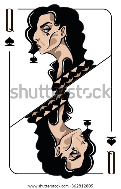 sexy queen of spades cards