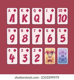 Spielkartenset - originelle Spielkarten für verschiedene Anwendungen. Spielkarten für Poker, Deck-Karten-Anzug