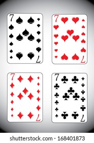 playing card seven