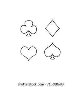 Playing card suit