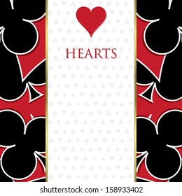 Playing card suit background in vector format.