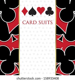 Playing card suit background in vector format.