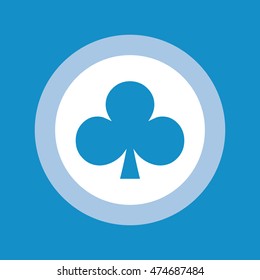 Playing card suit icon . Vector illustration