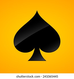 playing card suit, spade