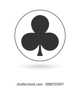 Playing card suit vector icon.