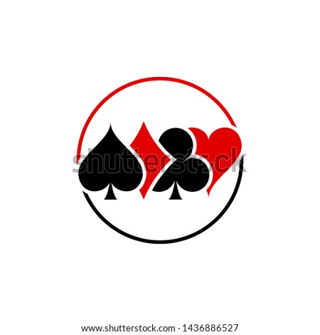 playing card symbol icon symbol vector  illustration