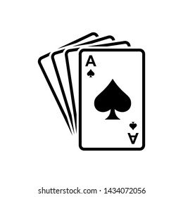 Playing Card  Symbol Vector Icon Illustration