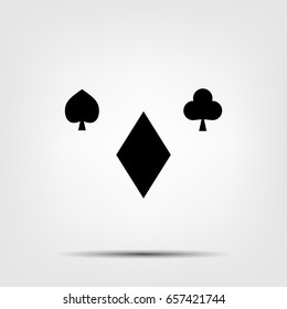playing card symbols icon