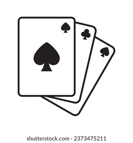 playing card  vector Design Symbol illustration