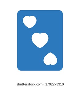 playing card vector glyph color icon 