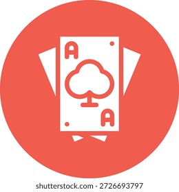 Ilustración de diseño de icono de Vector de tarjeta de juego
