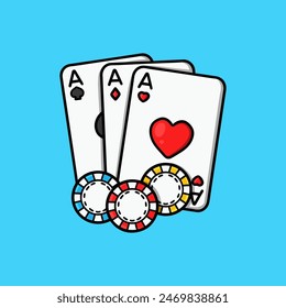 Playing Card Vector Illustration Design Clipart