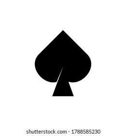 playing card vector logo icon design template illustration