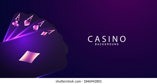 Playing card. Winning poker hand casino chips flying realistic tokens for gambling, cash for roulette or poker,