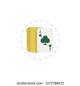playing cards aces colorful vector flat icon. playing cards aces colorful vector flat icon. playing cards aces colorful vector flat icon. 