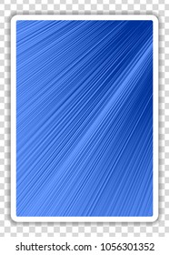 Playing Cards Back isolated on transparent background. Vector illustration.