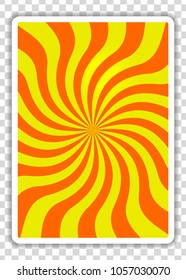 Playing Cards Back isolated on transparent background. Vector illustration.