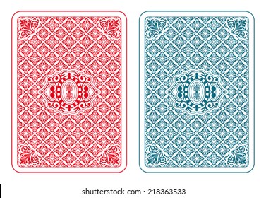 Playing cards back two colors - beta version