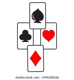 playing cards playing in a casino