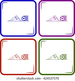 playing cards with chip 