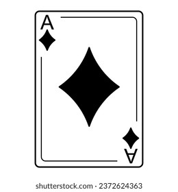 Kartenspielen (Diamond) Symbol für Logo und mehr