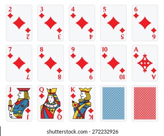 Playing Cards - Diamonds Set