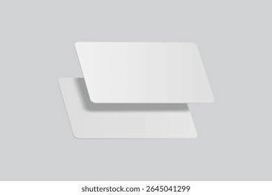 Playing cards flying mockup. Blank cards deck of poker hand, successful game, bet, casino ads, gambling business, game card or note cards, greeting card, invitation, credit card, business card