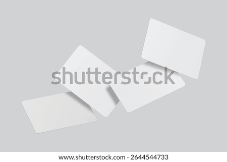 Playing cards flying mockup. Blank cards deck of poker hand, successful game, bet, casino ads, gambling business, game card or note cards, greeting card, invitation, credit card, business card