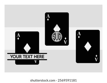 Playing Cards, Full Deck Playing Cards, Aces, Poker Cards, Royal Flush, Playing Cards Silhouette, Hearts, Spades, card game, Clubs,  Diamonds, Poker, silhouette, vector, 