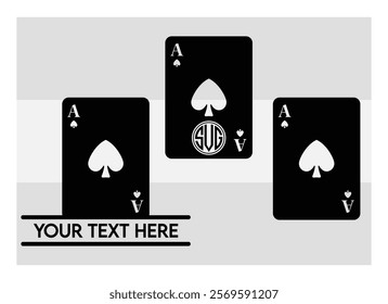 Playing Cards, Full Deck Playing Cards, Aces, Poker Cards, Royal Flush, Playing Cards Silhouette, Hearts, Spades, card game, Clubs,  Diamonds, Poker, silhouette, vector, 