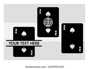 Playing Cards, Full Deck Playing Cards, Aces, Poker Cards, Royal Flush, Playing Cards Silhouette, Hearts, Spades, card game, Clubs,  Diamonds, Poker, silhouette, vector, 