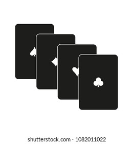 Playing cards icon.