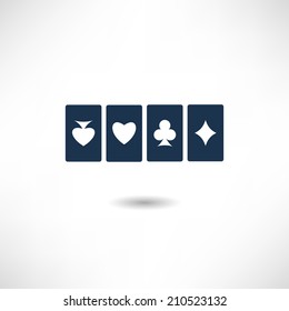 Playing cards icon