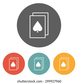 playing cards icon