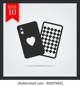 Playing cards icon