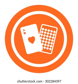 Playing cards icon