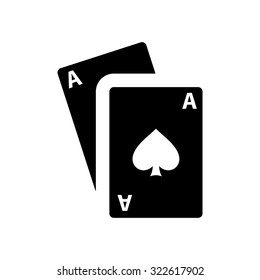 Playing cards icon