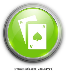Playing cards icon
