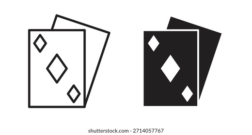 Ícone de cartas Desenho gráfico, esboço, desenho de contorno Ilustração vetorial