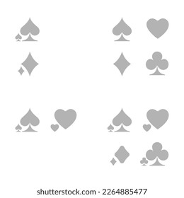 playing cards icon, icons, vector illustration