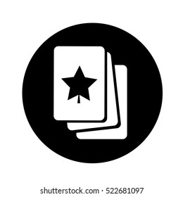 playing cards icon illustration design