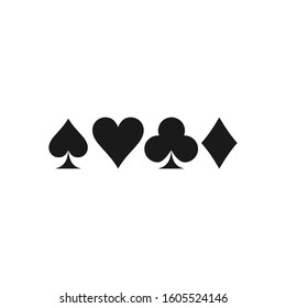 playing cards icon vector, design template eps.10
