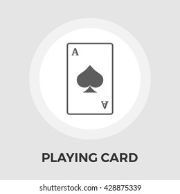 Playing Cards Icon Vector. Flat icon isolated on the white background. Editable EPS file. Vector illustration.