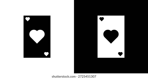 Gráficos de Vector de íconos de cartas de juego. signo de Vector lleno, ilustración de símbolo.