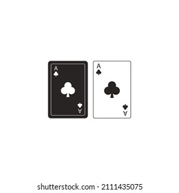 Playing cards icon vector illustration flat design.