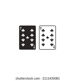 Playing cards icon vector illustration flat design.