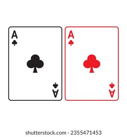 Playing cards icon vector illustration flat design.